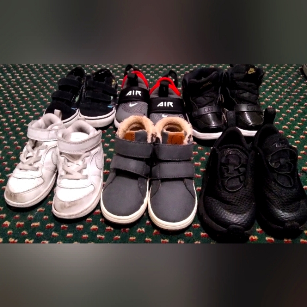 Boys size 7c name brand shoe lot